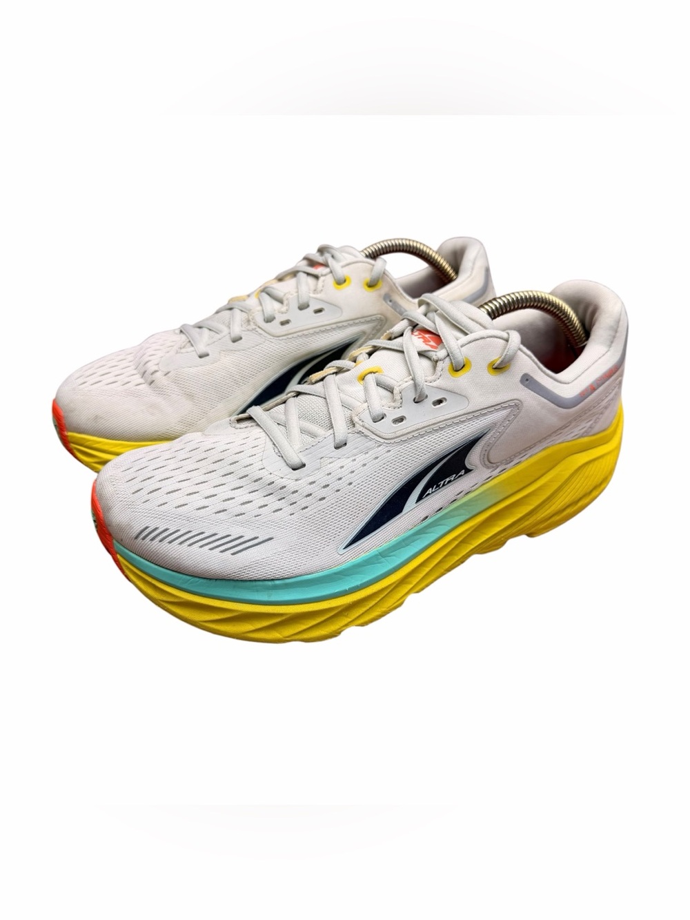 ALTRA Men's size  10 AL0A82BW VIA Olympus Road Running Shoe, Gray/Yellow